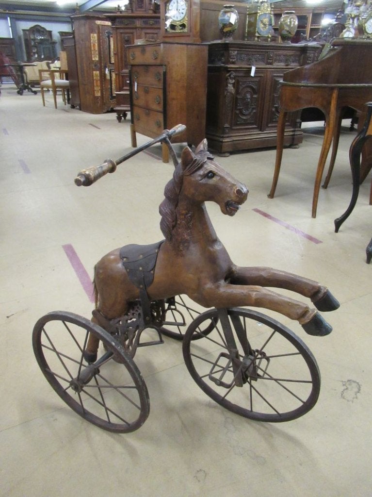 Oer 11358 vintage fiets paardje, Ophalen