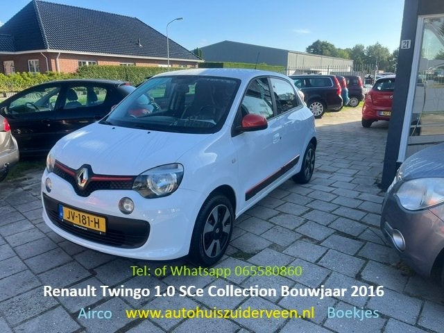 RENAULT Twingo 1.0 SCe 70 PK Collection Boekjes Airco, Dealer onderhouden, Gebruikt, Euro 6, 840 kg