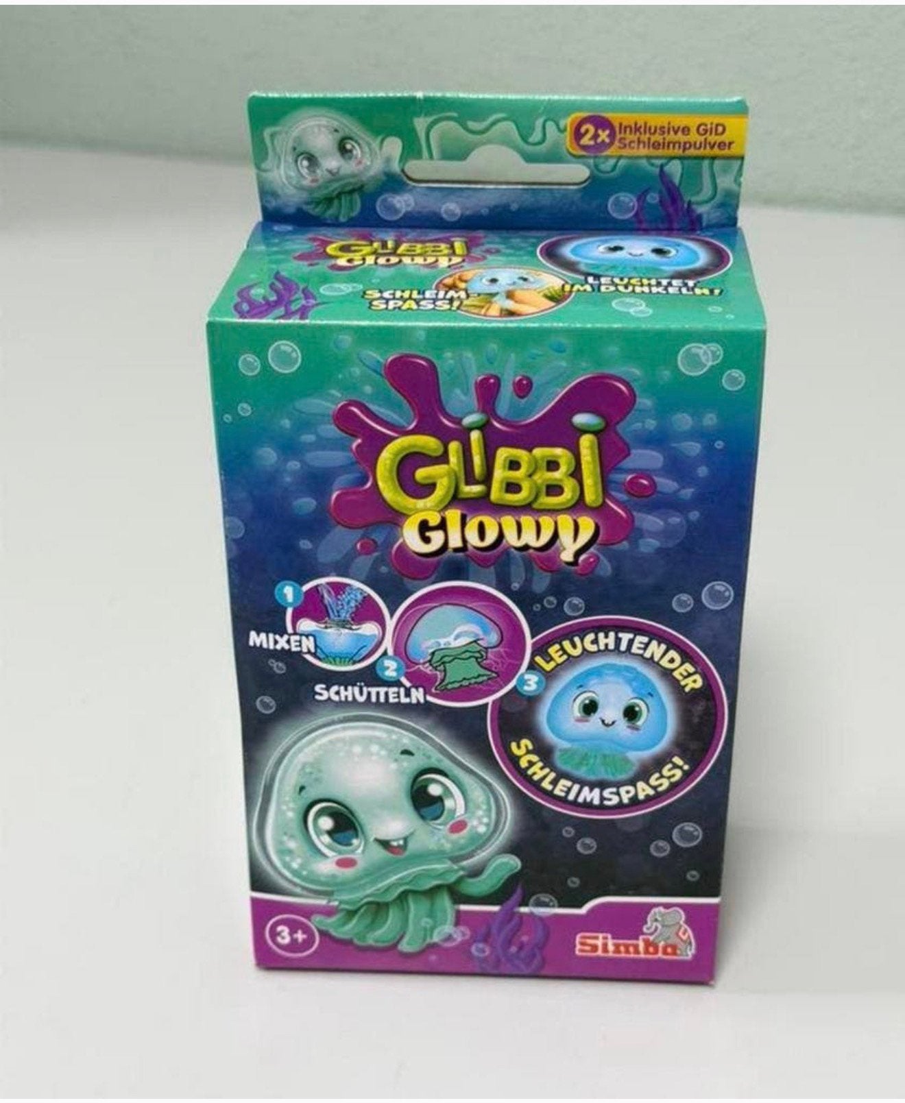 Simba Glibbi Glowy Jellyfish Slijm Lichtgevend Kwal - Nieuw, J, Jongen of Meisje, Nieuw, J