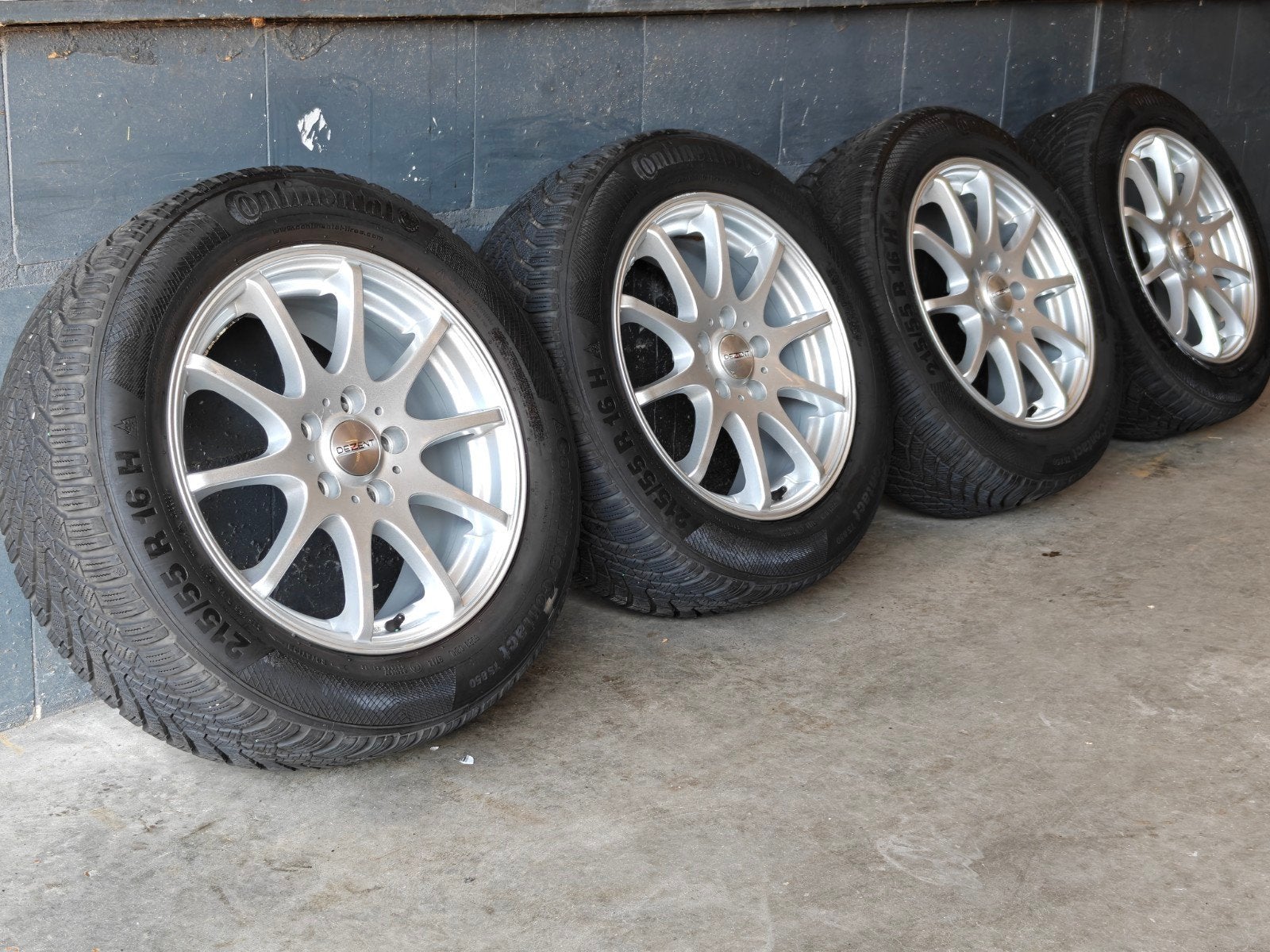 16" Winterset Volvo V70 V60 S60 Continental, Dezent, 16 inch, Banden en Velgen, Onbekend
