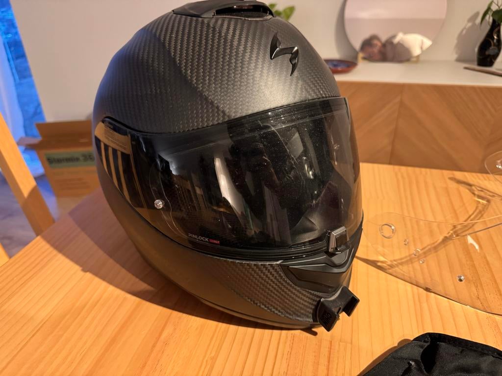Scorpion EXO-1400 Air Carbon Integraalhelm - XXL, Heren, Shark, Ophalen of Verzenden, Tweedehands