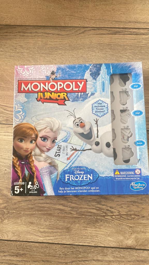 Frozen monopoly, Een of twee spelers, Ophalen of Verzenden, Zo goed als nieuw