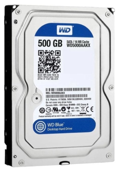 Western Digital WD5000AAKX 500GB 3,5" SATA Harddisk, Computers en Software, Intern, Refurbished, Desktop, 500GB