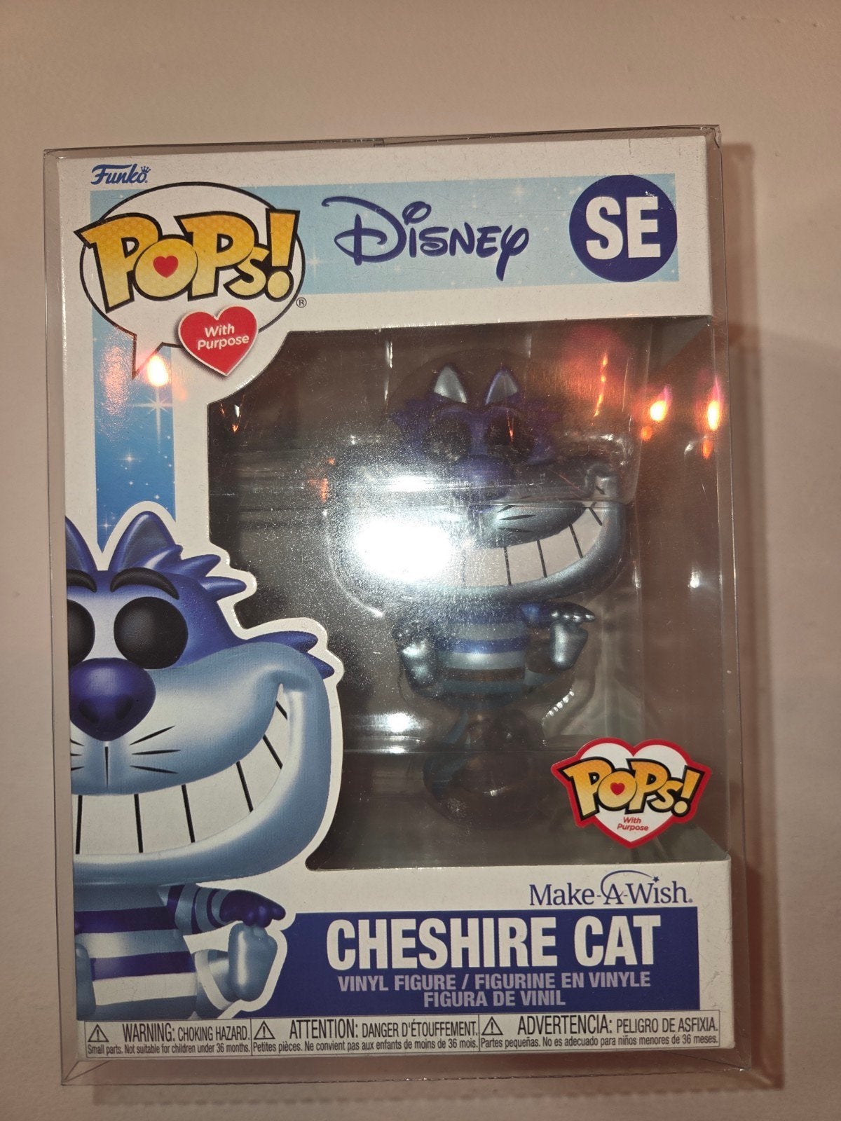 Funko Pop! Disney Cheshire Cat Make-A-Wish SE, Ophalen of Verzenden, Nieuw