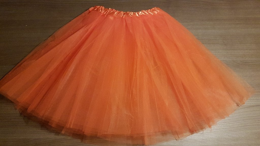 Nieuwe oranje tutu, tule, petticoat,onderrok 34 tm 44, nieuw, Nieuw, Oranje, Ophalen of Verzenden, Maat 34 (XS) of kleiner