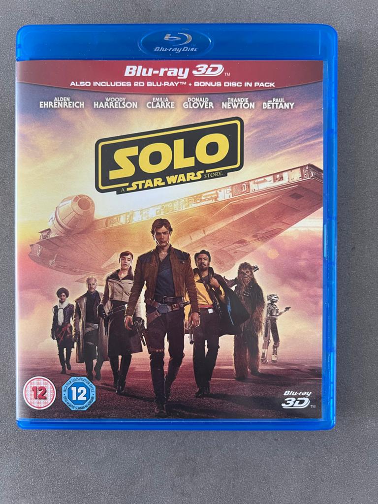 Solo: A Star Wars Story Blu-ray 3D, Ophalen of Verzenden, Zo goed als nieuw, Science Fiction en Fantasy
