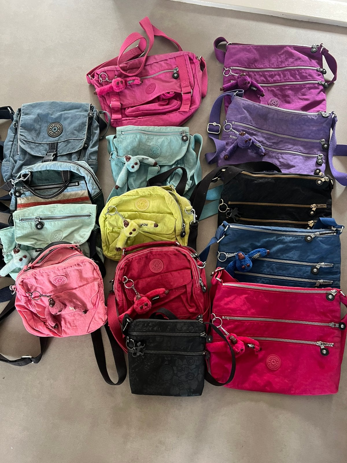 Kipling tasjes allerlei kleuren, Ophalen, Gebruikt, Overige kleuren