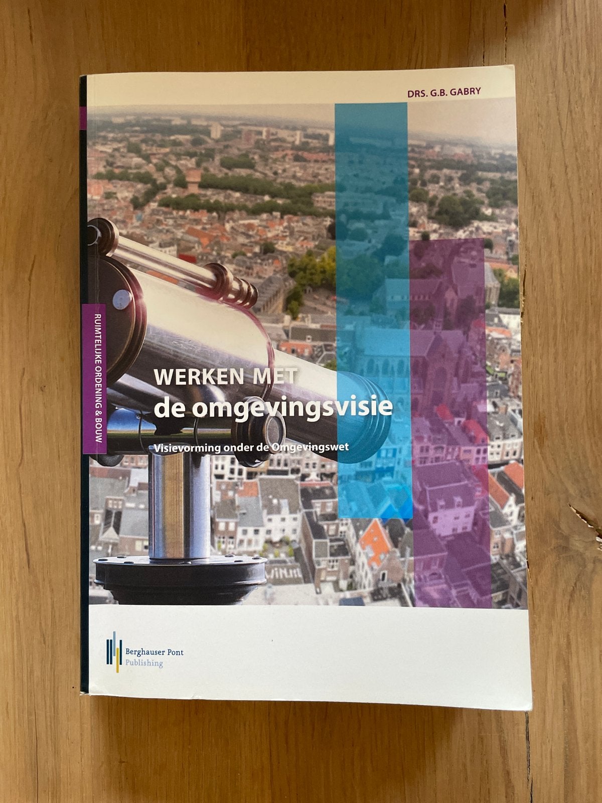 Werken met de omgevingsvisie | 9789491930492 | Gerwin Gabry, Ophalen of Verzenden, Gamma, Zo goed als nieuw, HBO