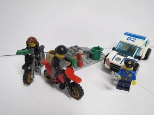 60042 Politie achtervolging met bouwtekening., City, Lego, Ophalen of Verzenden, Complete set