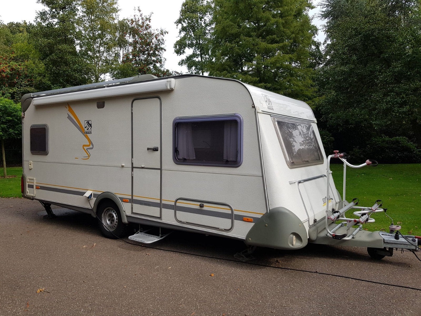 Knaus Südwind 500 TF 1eigenaar|2 Luifels|Mover|Fietsendrager, Rondzit, Particulier, Knaus, Tot en met 4