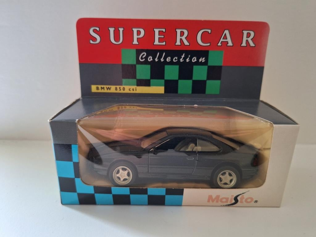 Maisto Supercar Collection BMW 850 csi modelauto, Hobby en Vrije tijd, Modelauto's | 1:43, Ophalen of Verzenden, Nieuw, Auto, Overige merken