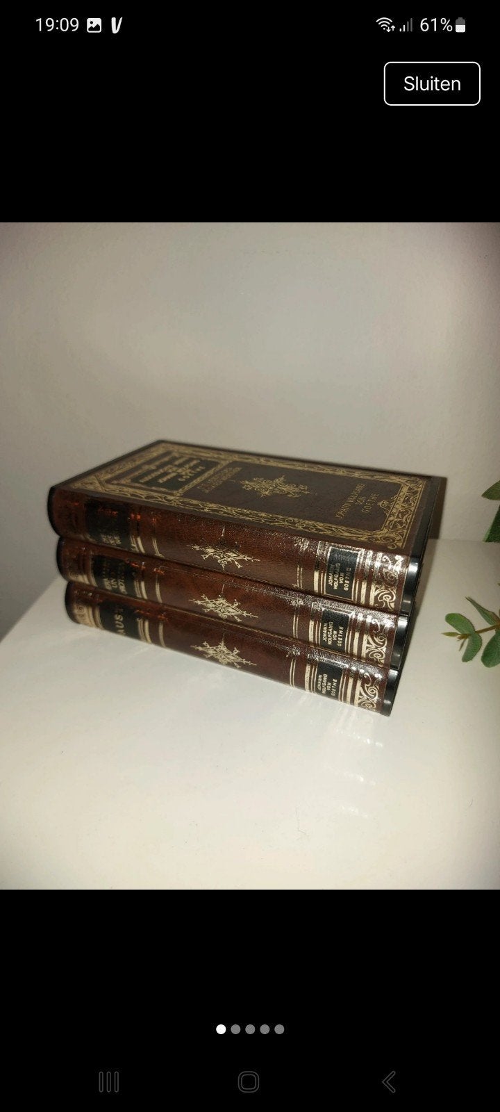 Aansteker boeken set muziekdoos, Antiek en Kunst, Ophalen of Verzenden