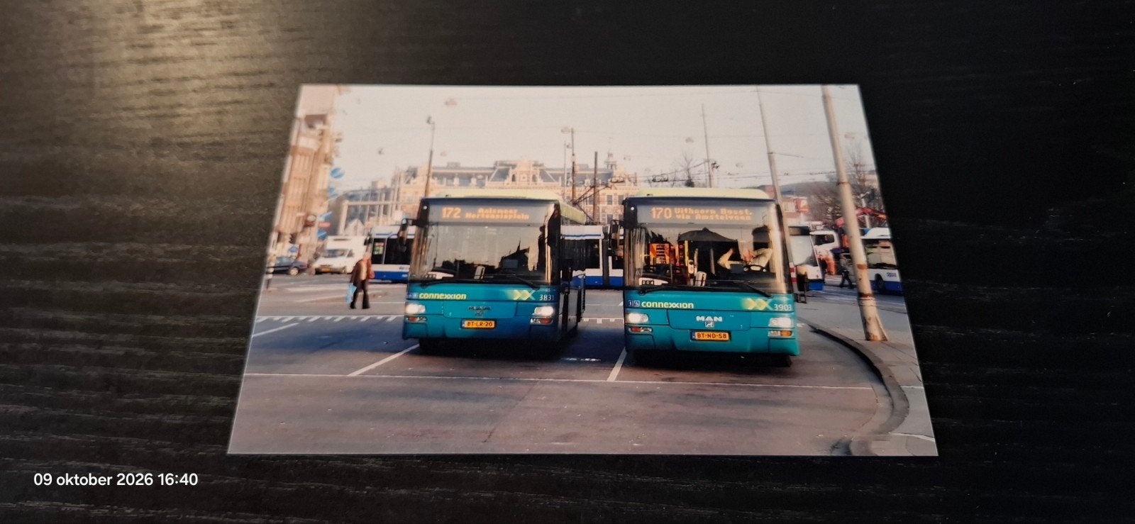 Bus foto Connexxion 3831 - Amsterdam, Verzamelen, Ophalen of Verzenden