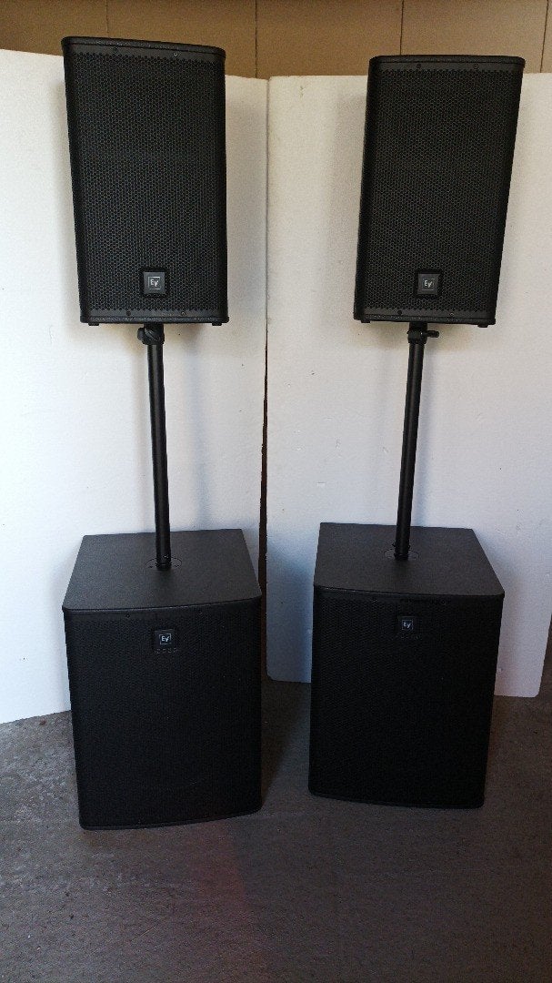 ✅Electro-Voice ELX pa systeem actief 4 bas 2 top, Gebruikt, Overige typen, 120 watt of meer, Ophalen