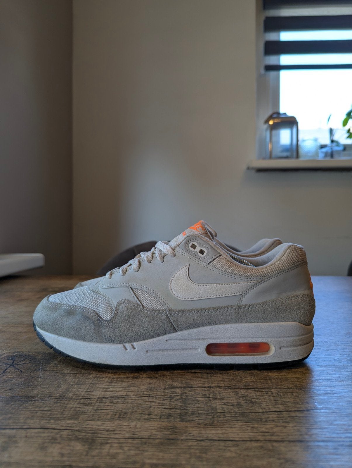 Nike Air Max 1 Total Orange 43, Kleding | Heren, Schoenen, Nike air max, Wit, Ophalen of Verzenden, Gedragen