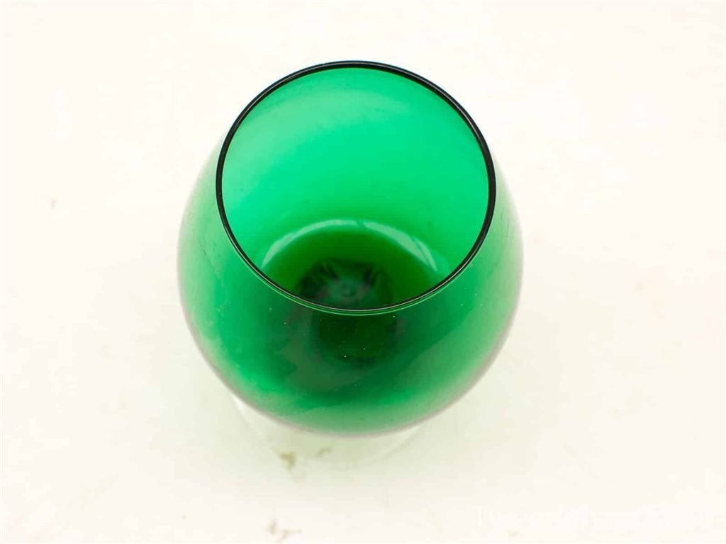 groene glazen glas 20582, Antiek en Kunst, Ophalen of Verzenden
