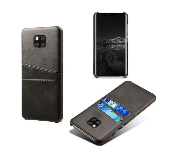 Backcover met Opbergvakjes Set voor Huawei Mate 20 Pro Zwart, Verzenden, Nieuw, Hoesje of Tasje