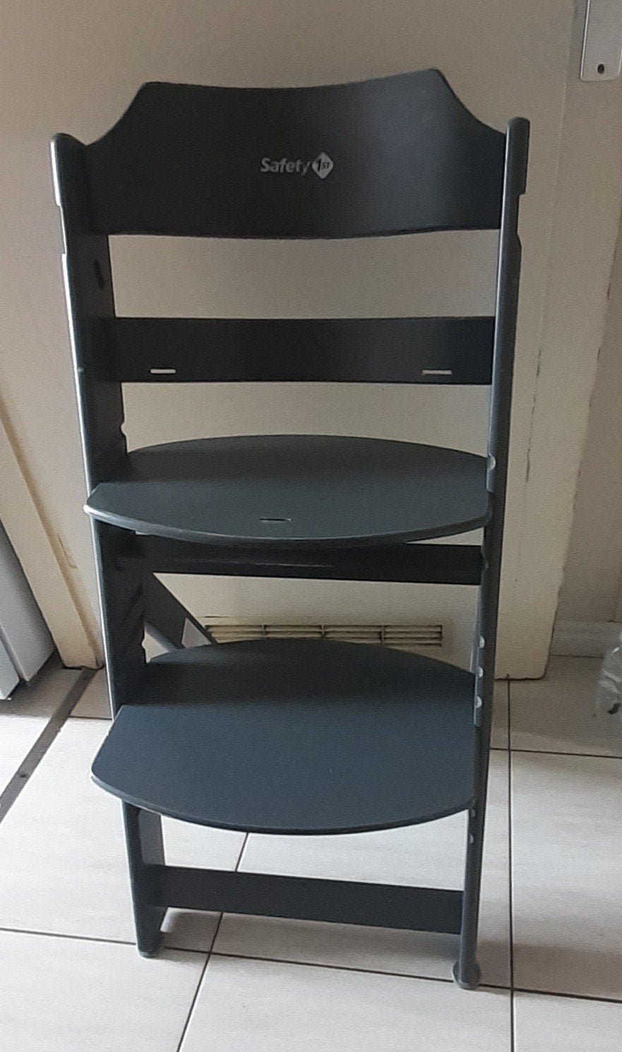 Safety 1st Timba meegroeistoel - donker grijs, Kinderen en Baby's, Kinderstoelen, Ophalen, Gebruikt, Meegroeistoel