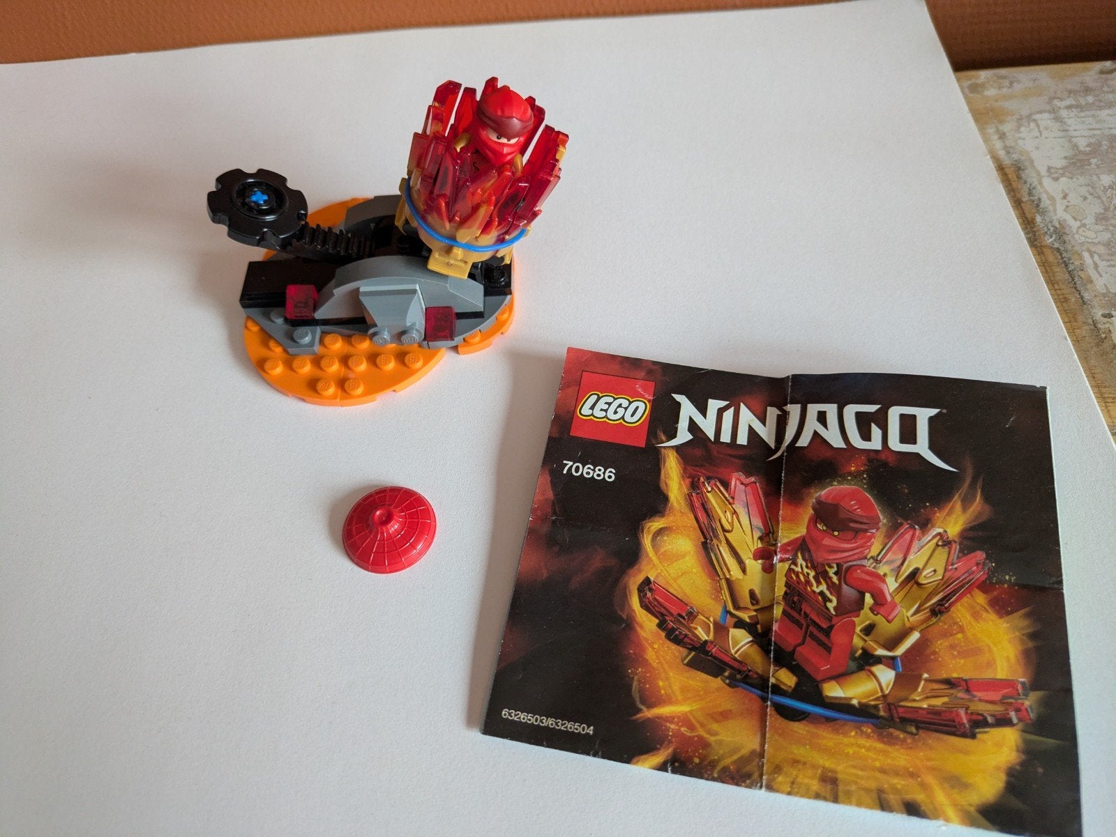 LEGO Ninjago Kai Spinjitzu Master 70686 met handleiding, Ophalen of Verzenden, Gebruikt