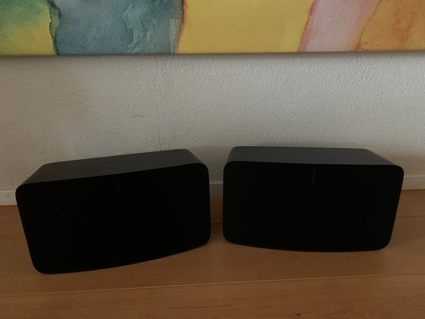 2x Sonos Five gen. 3 (zwart)., Ophalen, Stereo speakers, Zo goed als nieuw, 60 tot 120 watt