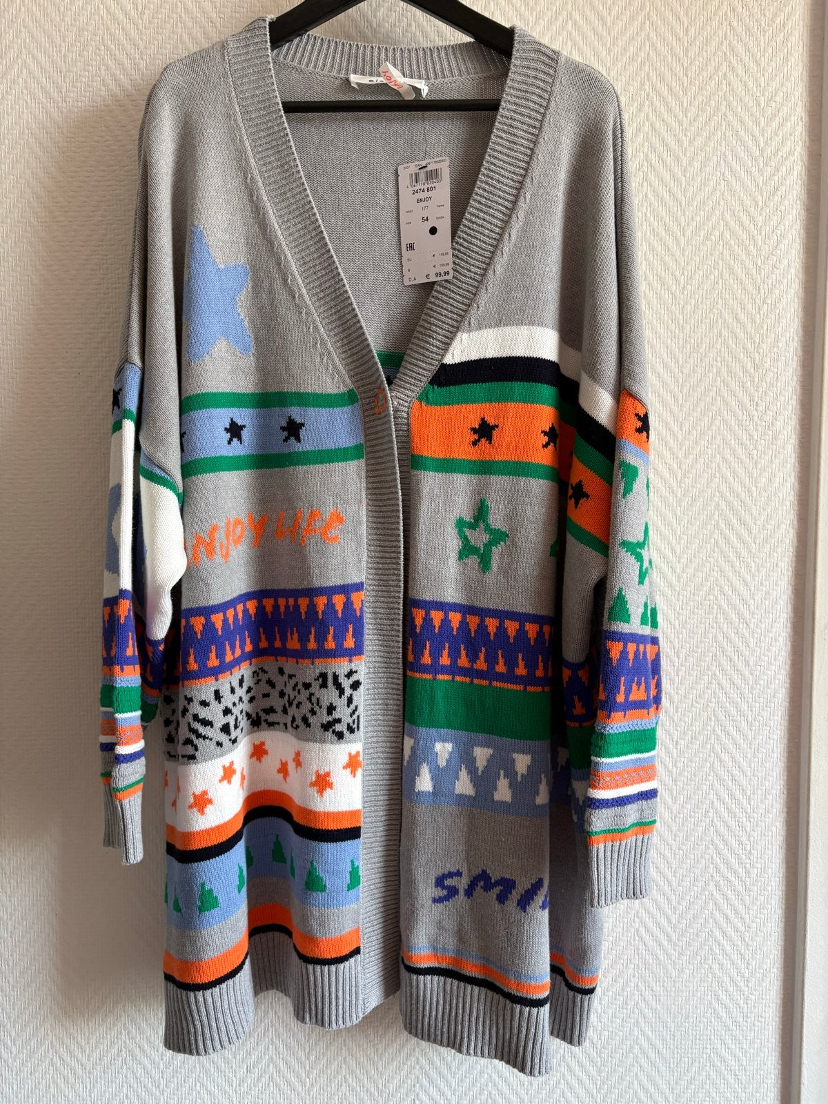 Enjoy Life vest maat 56/58, Kleding | Dames, Grote Maten, Ophalen of Verzenden, Nieuw, Meerkleurig