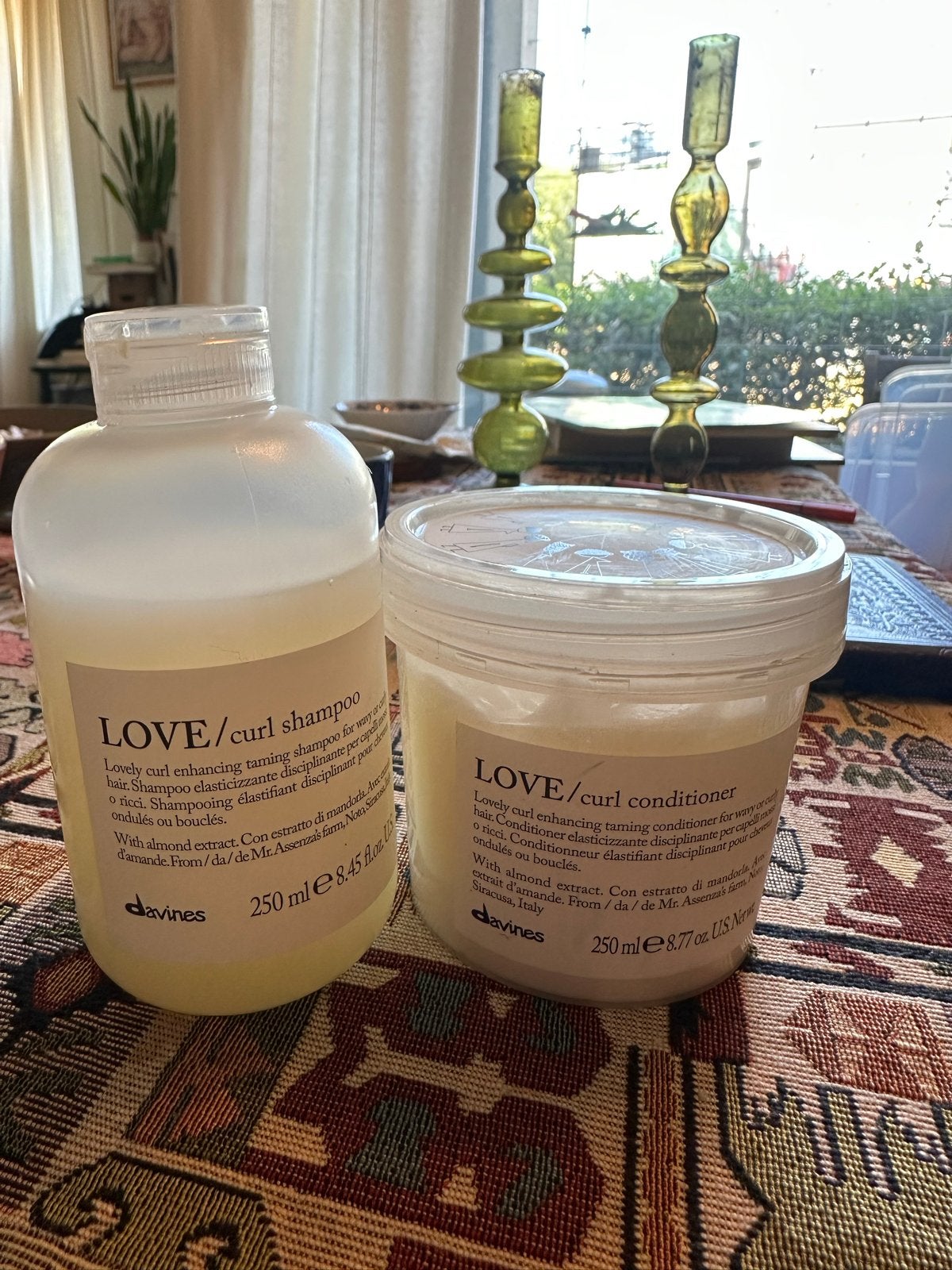 Davines LOVE curl shampoo & conditioner - Zo goed als nieuw, Ophalen of Verzenden, Gebruikt, Shampoo of Conditioner