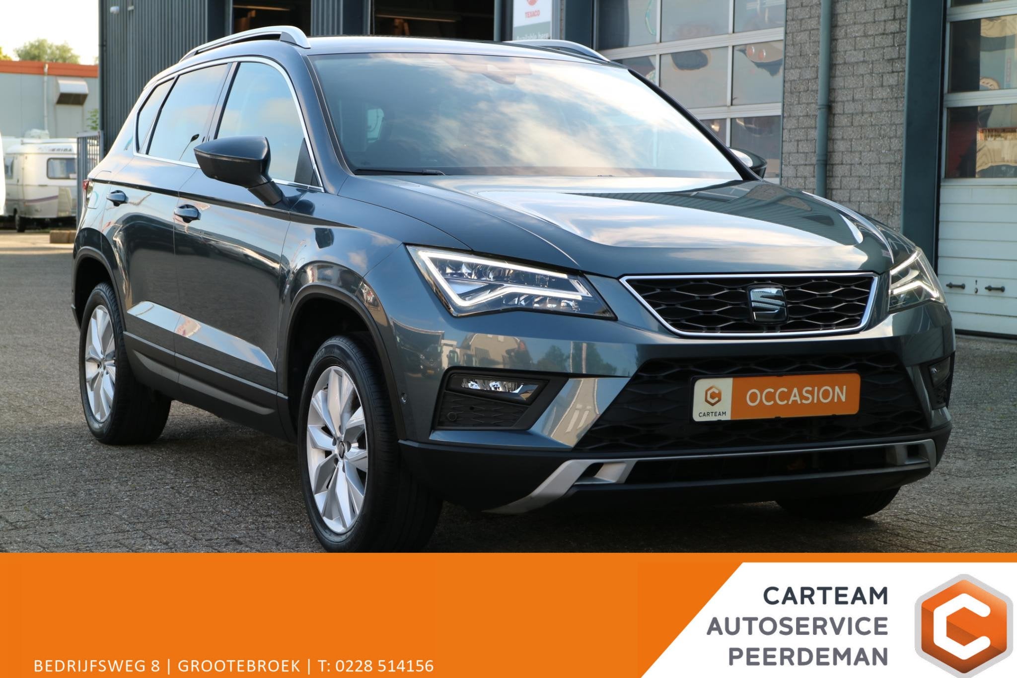 SEAT Ateca 1.0 EcoTSI Style | Camera | Elektr. A. Klep | Car, Auto's, Seat, Gebruikt, 19 km/l, 3 cilinders, SUV of Terreinwagen