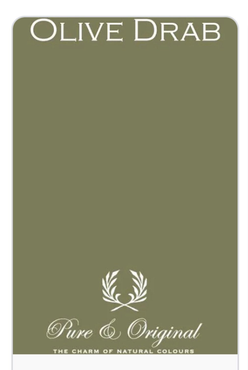 Verf voor buiten Olive Drab van Pure & Original, Ophalen of Verzenden, Zo goed als nieuw