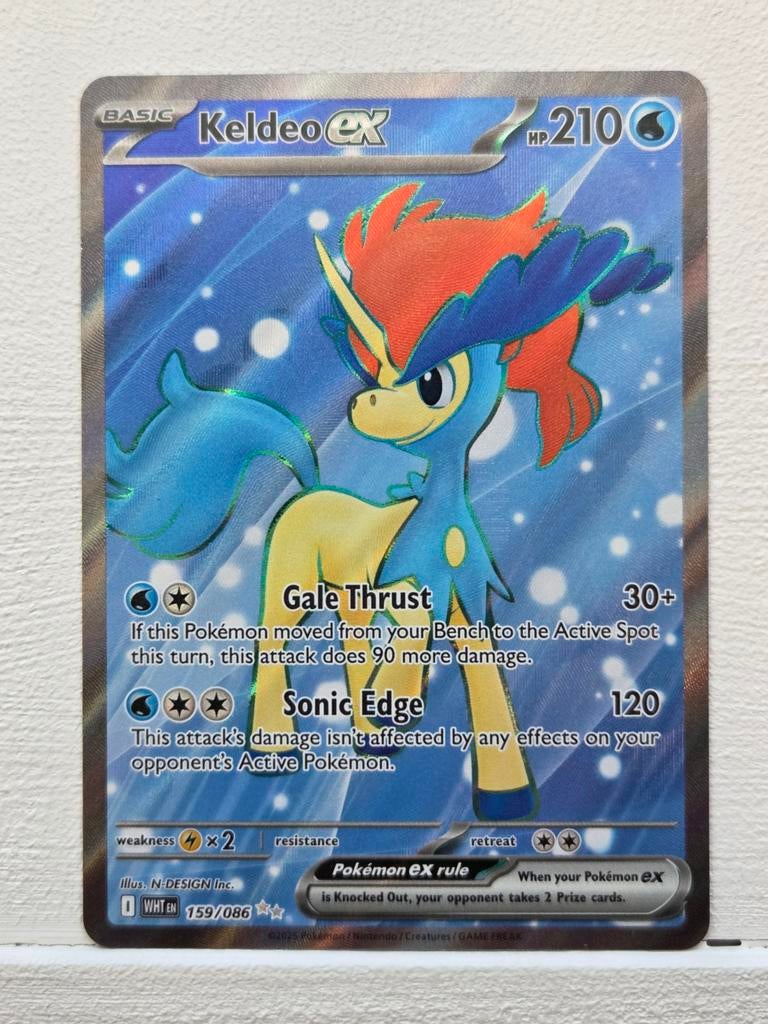 🇬🇧 Keldeo ex (WHT 159), Ophalen of Verzenden, Nieuw, Losse kaart, Foil
