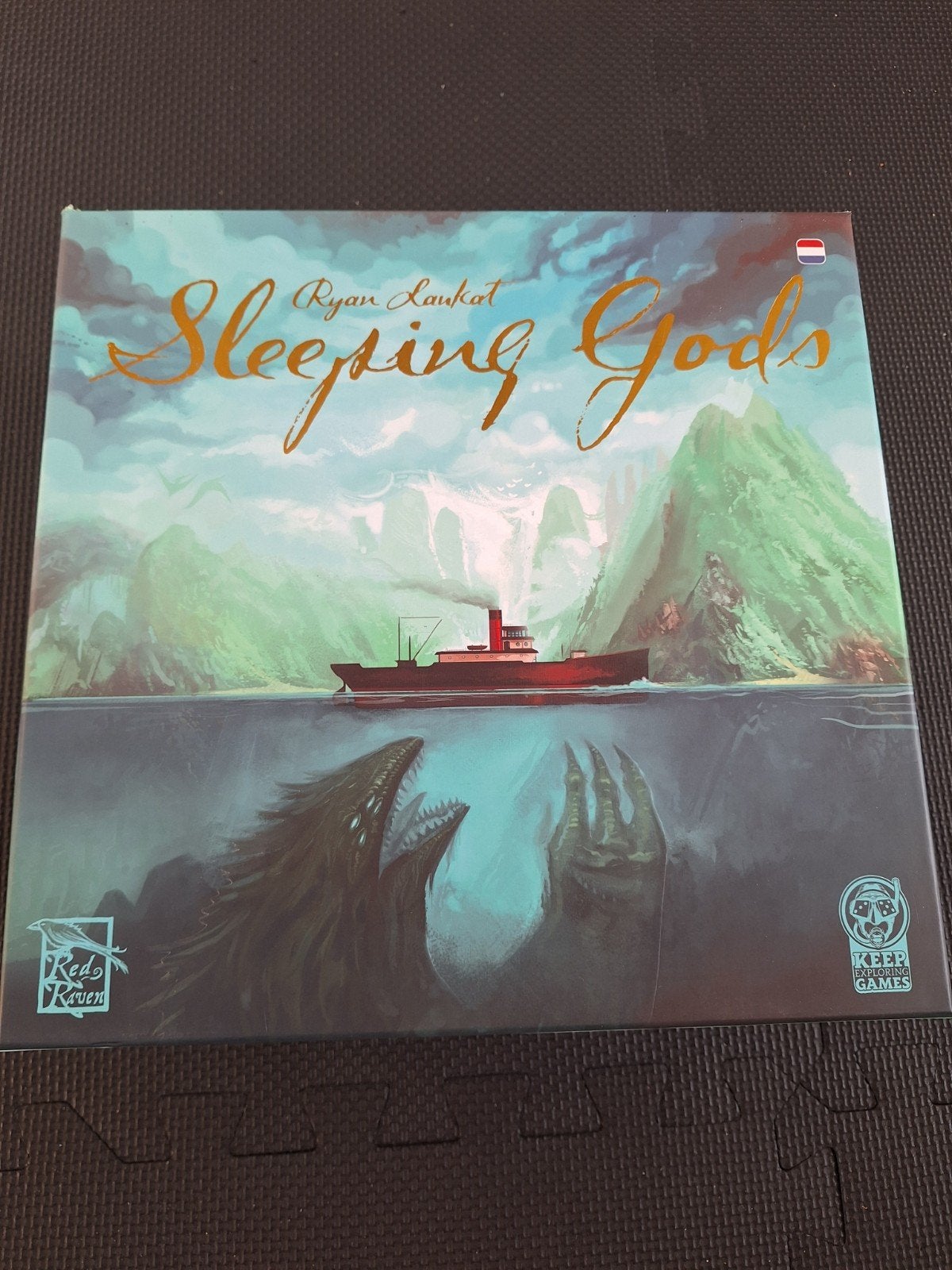 Sleeping Gods + Tides of Ruin + Dungeons (Nederlands), Een of twee spelers, Ophalen, Zo goed als nieuw, Red Raven Games