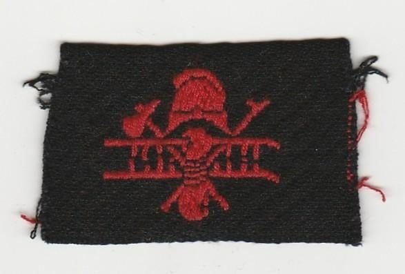Oud kraagembleem Brandweer, Verzamelen, Verzenden, Overige soorten, Nederland, Embleem of Badge