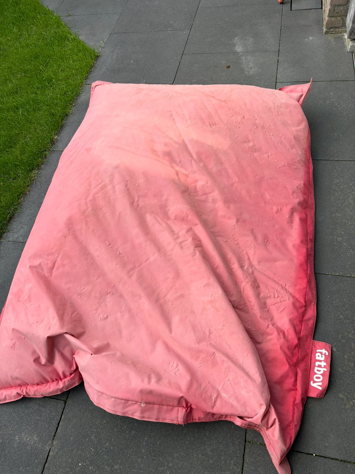 Fatboy zitzak, Ophalen, Gebruikt, Rood, Zitzak