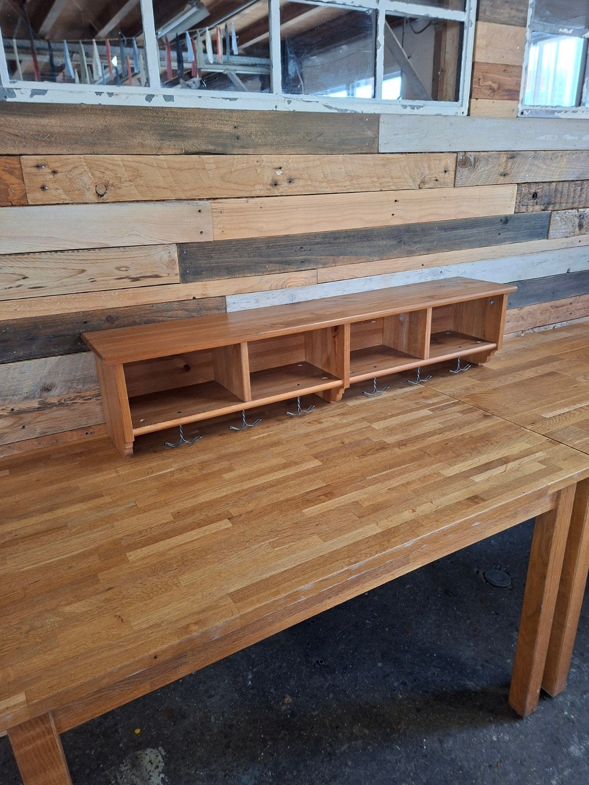 Ikea Leksvik kapstok met opbergvakken, 120 cm, Gebruikt, Minder dan 100 cm, Hout, Ophalen