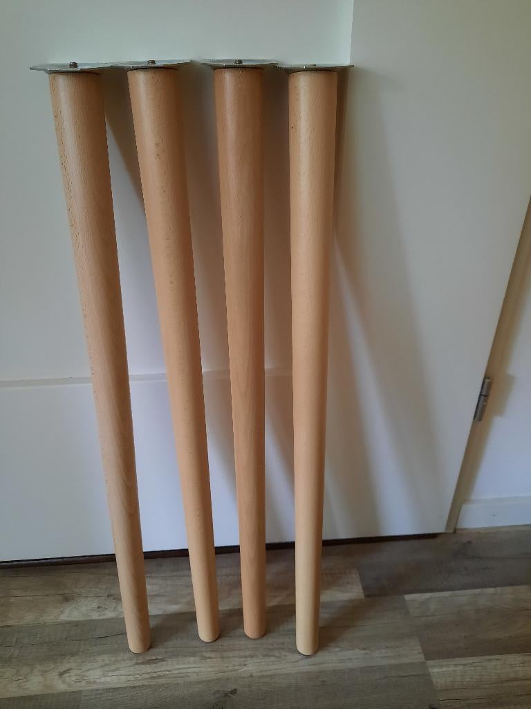 Beuken meubelpoten, Minder dan 50 cm, 50 tot 100 cm, Nieuw, Ophalen of Verzenden