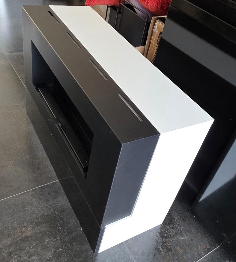 bio ethanol haard 90x32x59, Ophalen, Gebruikt, Vrijstaande haard, Gelhaard