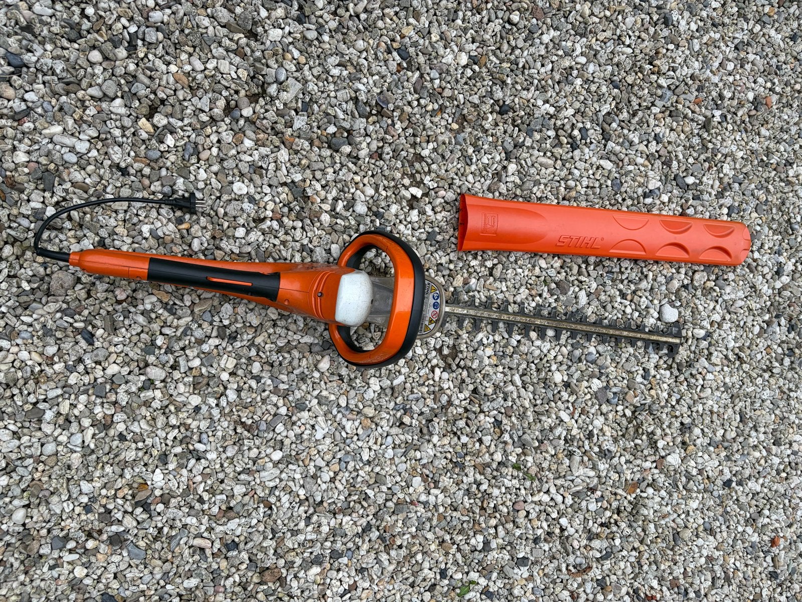Stihl elektrische heggenschaar HSE 71 60cm, Ophalen, Gebruikt, Elektrisch