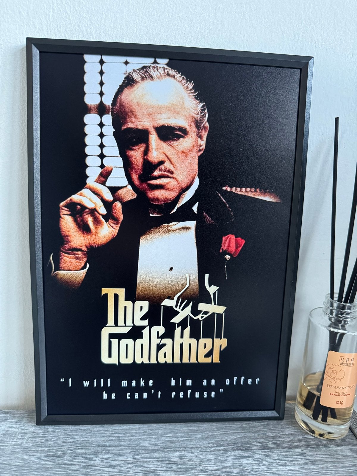 The Godfather Poster 21x30cm ingelijst (Ikea), Huis en Inrichting, Minder dan 50 cm, Nieuw, Ophalen of Verzenden, Foto of Poster