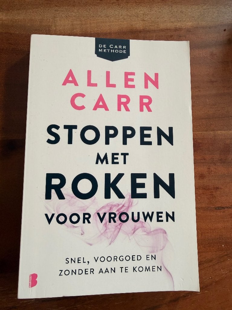 Stoppen met roken voor vrouwen, Boeken, Ophalen of Verzenden, Zo goed als nieuw, Gezondheid en Conditie, Allen Carr