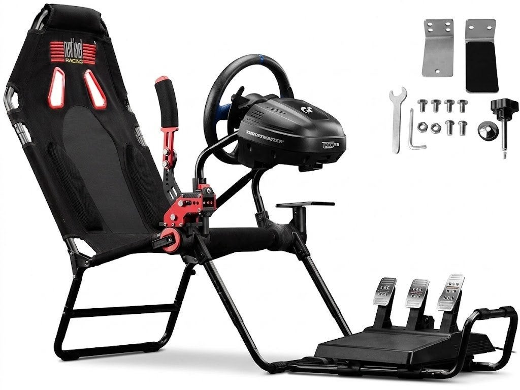 Sim Race Set: T300 RS GT, GT Lite Stoel & Handrem, Ophalen, Zo goed als nieuw, Thustmaster
