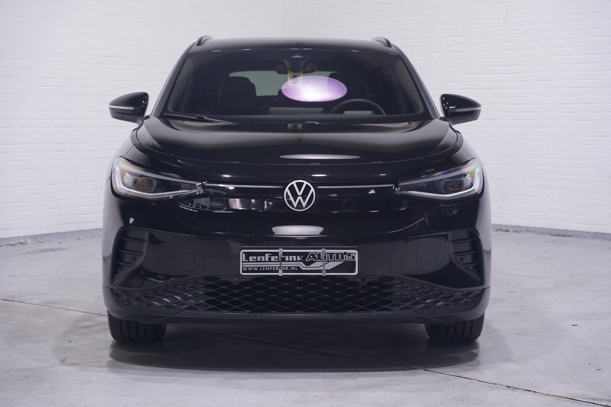 Volkswagen ID.4 Pro Business 77 kWh SOH 95% NAP Warmtepomp 2, Auto's, Achterwielaandrijving, Gebruikt, Zwart, Grijs