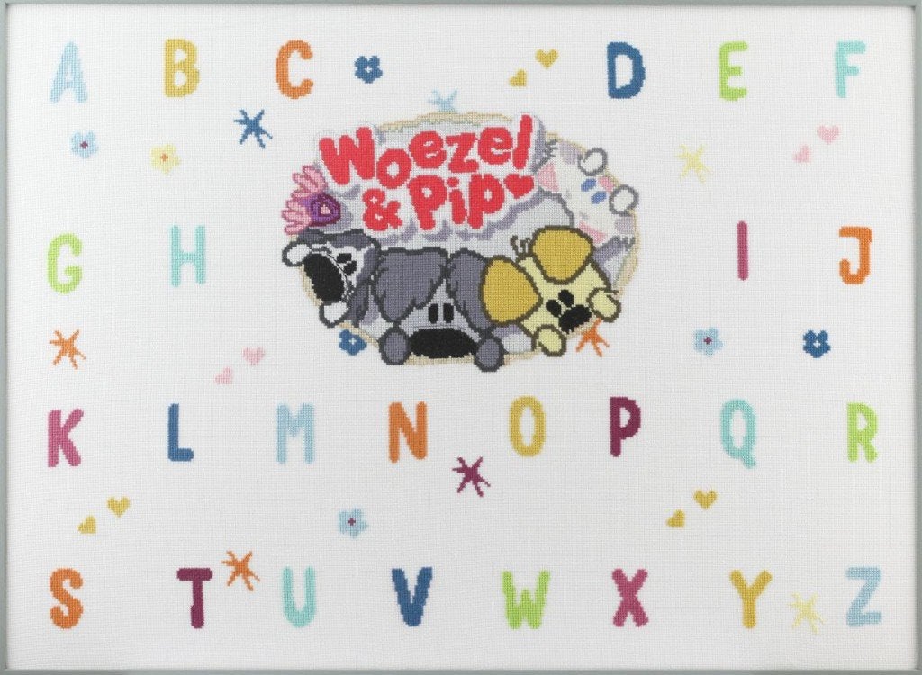 Borduurpakket Woezel en Pip alfabet 271046, ., Nieuw, Ophalen of Verzenden, .