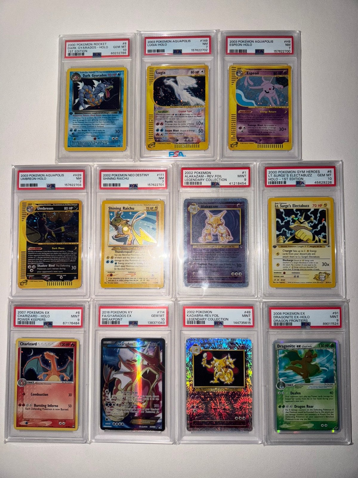 GEZOCHT: PSA & Raw Pokemon kaarten PRE 2016 (voorkeur bulk), Hobby en Vrije tijd, Ophalen of Verzenden, Zo goed als nieuw, Meerdere kaarten