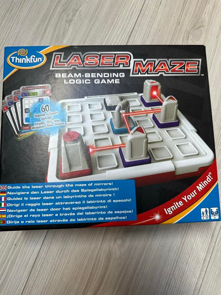 ThinkFun Laser Maze - Logisch Denkspel / Breinbreker, Ophalen, Zo goed als nieuw, Puzzelen, Met licht