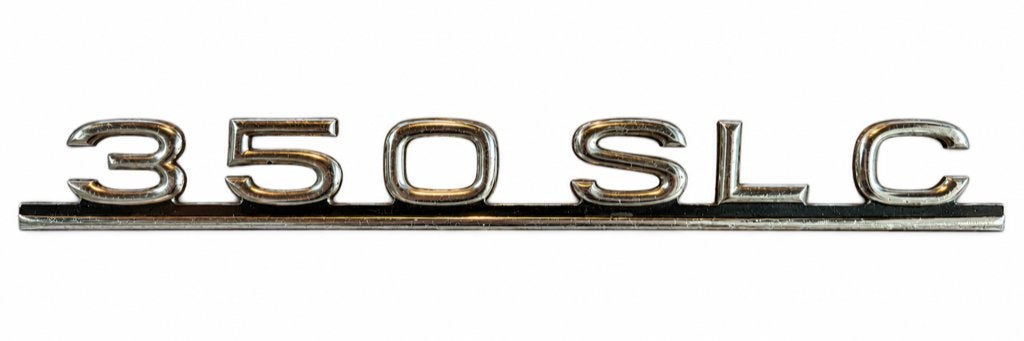 Origineel Mercedes 350 SLC embleem C107 – A1078170315, Auto-onderdelen, Gebruikt, Achterklep, Mercedes-Benz, Ophalen of Verzenden