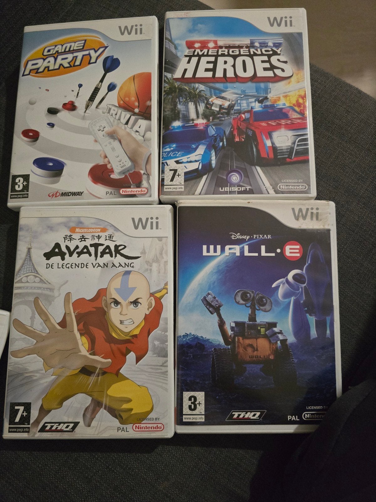 Wii : Wheelspin, Wii Fit Plus, Game Party, Emergency Her, Ophalen of Verzenden