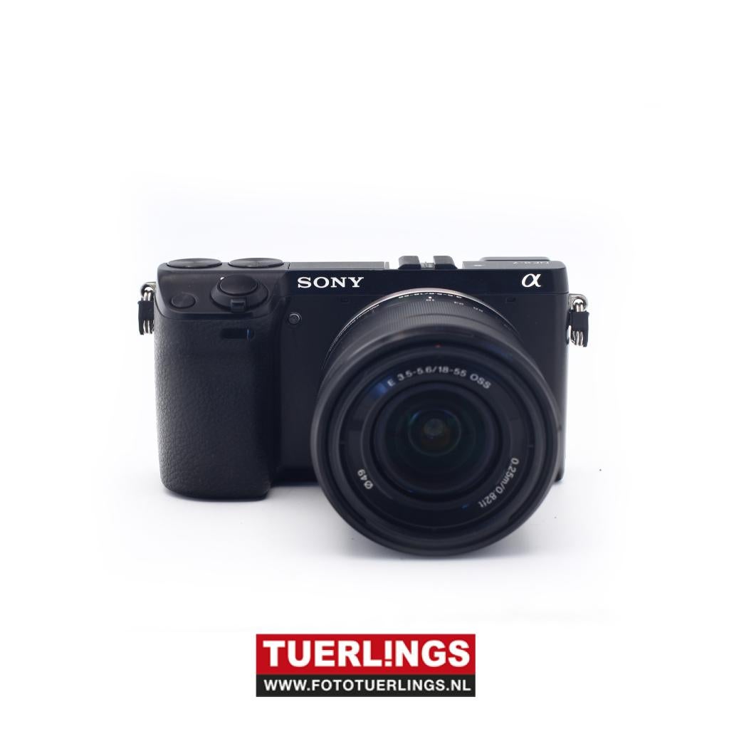 Sony NEX-7 Body zwart + Sony 3.5-5.6 18-55mm occasion, Gebruikt, Ophalen of Verzenden, Sony, 24 Megapixel