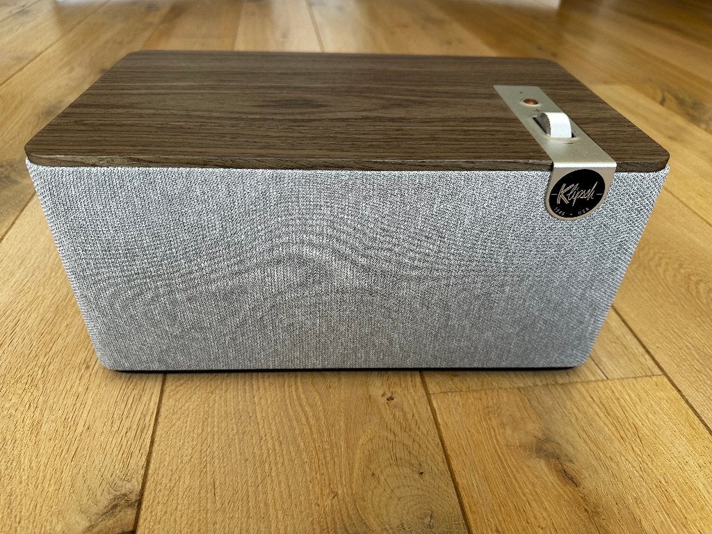 Klipsch The Three Plus walnoot - als nieuw, in doos