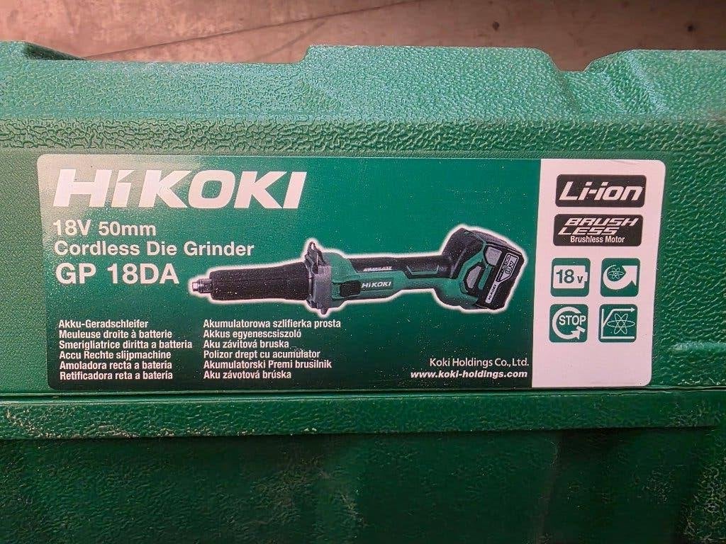 Hikoki rechte slijpmachine, Ophalen, Nieuw, 1000 watt of meer, Rechte handslijpmachine