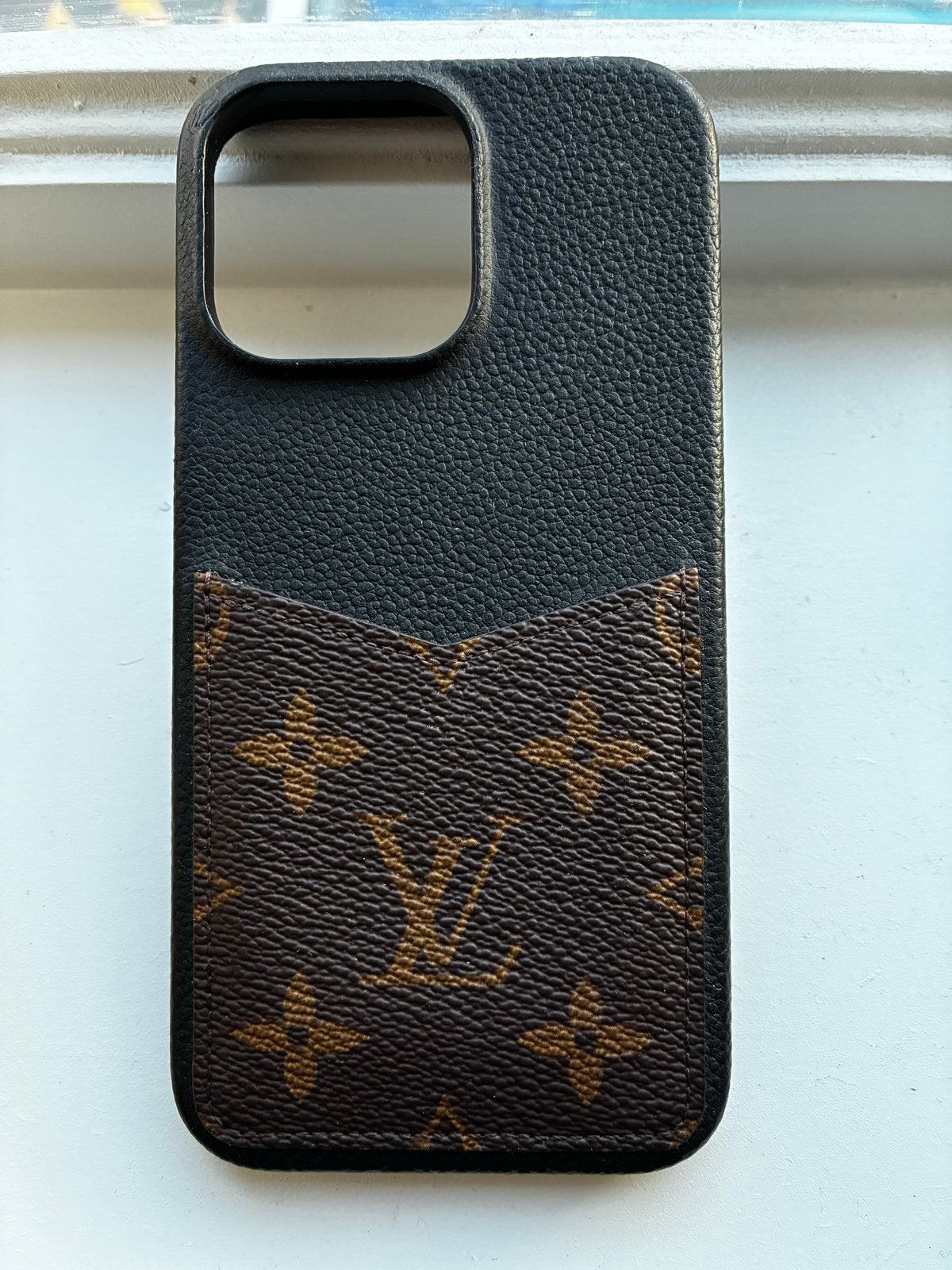Louis Vuitton Pallas Bumper iPhone 14 Pro Max, Telecommunicatie, IPhone 14 Pro Max, Zwart, Overige merken, Hoesje of Tasje