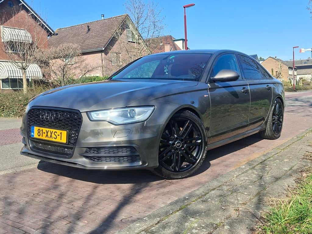 Audi A6 2.0 Tfsi 132KW Multitronic 2012 Grijs, Auto's, Audi, Zwart, 4 cilinders, 1984 cc, 179 pk